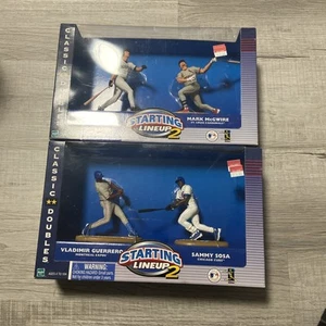 2000 STARTING LINEUP 2 Guerrero Sammy Sosa Helton McGwire CLASSIC DOUBLES New - Picture 1 of 6