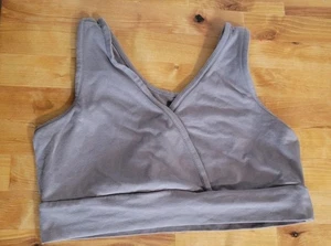 Kindred Bravely Lounge Bra Medium Gray Sleep Comfort M - Picture 1 of 3