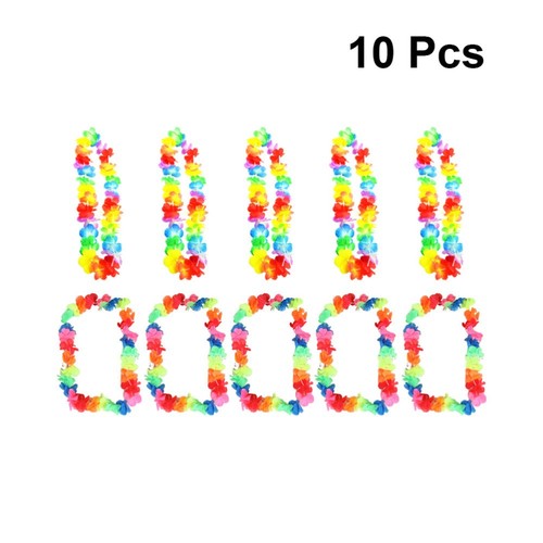 VETEMENTS 10 PEZZI Corona di Girasole Bambino Hawaiano Lei Ghirlande Collana Tropicale