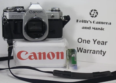 Cámara fotográfica Canon AT-1 SLR 35 mm de garantía de 1 año cámara de estudiante restaurada probada Foto 1 de 4