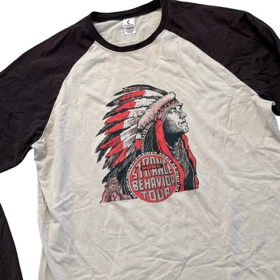 Винтажный холщовый ярлык 1990 Tom Petty с длинным рукавом More Strange Behavior Tour XL США - Изображение 1 из 4