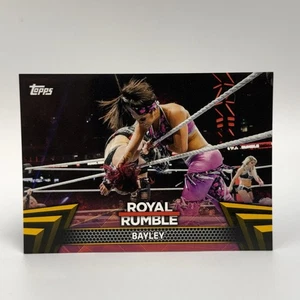 2019 Topps WWE Gold Parallel /10 Royal Rumble Bayley RR-20 Short Print #’d 10/10 - Picture 1 of 2