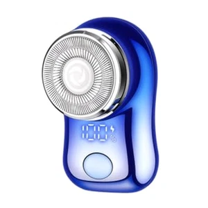Man Electric Beard Shaver with Digital Displa,Stainless Steel Spiral Shaver2373 - Imagen 1 de 25