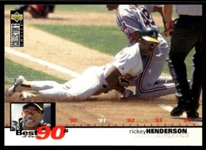 1995 Collector's Choice Baseball Rickey Henderson Oakland Athletics #53
