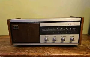 Vintage Sony AM FM Radio Model 8F-56W 9 Transistor 2 Band Circa 1960's - Picture 1 of 7