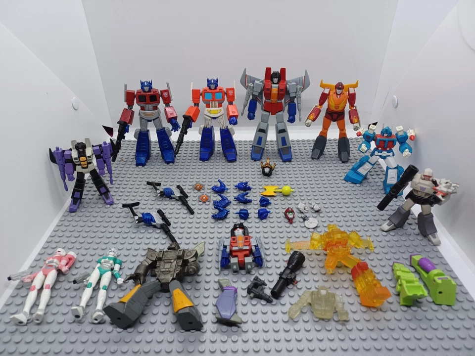 Transformers MEGA SCF Lot Of 4 Plus Heroes Of Cybertron Loose Lot With Extras  - Image 1 of 4