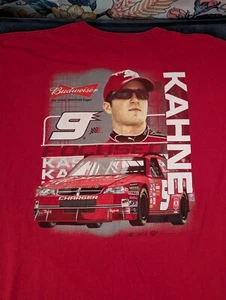 New Vintage Men's Kasey Kahne Budweiser #9 NASCAR T-shirts 2000's Winner Circle - Picture 1 of 4