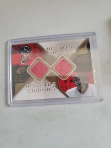 2007-08 M.HAVLET/N. KHABIBULIN SPX WINNING COMBOS G.U. JERSEYS CARD. CHICAGO. - Picture 1 of 2