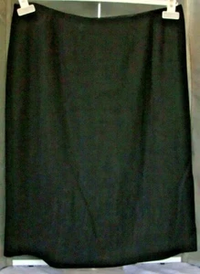 EUC Wardrobe BASIC Couture EMANUEL UNGARO WOMAN Black SKIRT Sz 14 / 48 - Picture 1 of 3