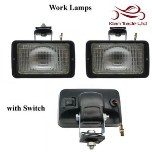 JCB Lights 4x6 Tractors Digger Worklamp Forklift Truck Spotlight Flood Beam Spot - Picture 1 of 5