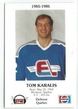 1985-86 Fredericton Express (AHL) Tom Karalis