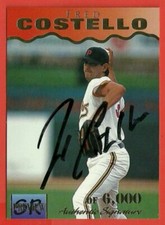 FRED COSTELLO - 1995 Signature Rookies Previews Signatures #7  Autograph  /6000