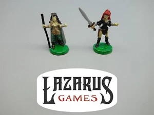 Dungeons & Dragons, D&D: minis - Female Adventurers (painted oop metal) - Picture 1 of 2