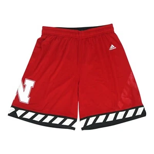 Nebraska Cornhuskers NCAA Adidas Women's Red Team Shorts - Picture 1 of 3