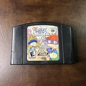 Rugrats in Paris The Movie N64 Nintendo 64 Cart Only Tested Blockbuster Rental - Picture 1 of 4
