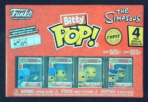 BITTY POP! ITCHY/MARGE SIMPSON/MOE SZYSLAK/CHIEF WIGGUM 4-Pack - New - Picture 1 of 1