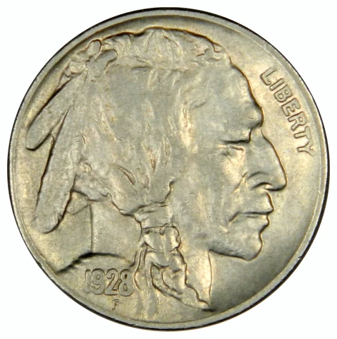 1928-S BUFFALO NICKEL ~ SHARP AU/BU ABOUT UNCIRCULATED ~ PRICED RIGHT! Cover