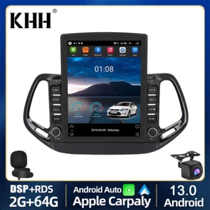 9.7" Android 13 Car Radio Stereo For Jeep Compass 2017-2019 Carplay GPS Navi 64G - Bild 1 von 10