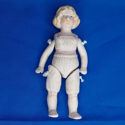 Muñeca de colección Shackman French Bisque Chemise porcelana 5,5 pulgadas hecha en Japón Foto 1 de 4