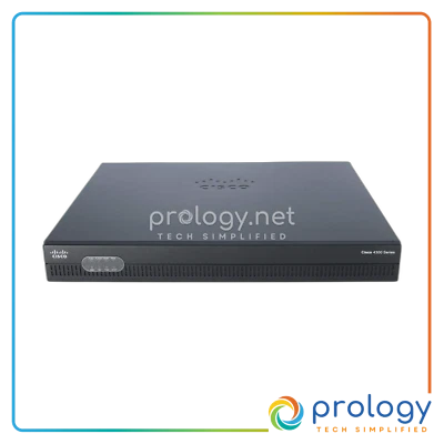 Cisco ISR4321-VSEC/K9 AVX Bundle 2x10/100/1000Mbps LAN Ports w/ Racks 1YrWty - Image 1 of 4