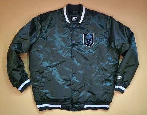 Vegas Golden Knights Starter Jacket RARE Military Green Salute Service Colorway Cover