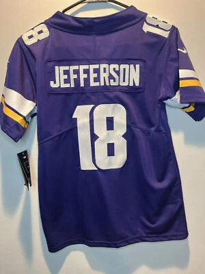 NWT!🔥 Youth Medium (10-12) - Justin Jefferson #18 Minnesota Vikings Jersey🔥 - Image 1 of 4