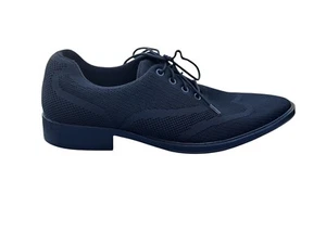 Mark Nason Los Angeles Dress Knit Wingtip Oxfords: Bechet 68929 Black Mens Sz 8 - Picture 1 of 6