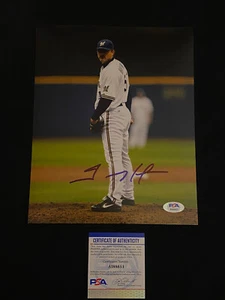 Foto 8x10 firmata autografata Trevor Hoffman Milwaukee Brewers ~ PSA/DNA - Foto 1 di 4