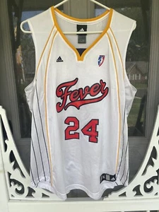 HTF SIGNED Indiana Fever WNBA Adidas Tamika CATCHINGS Jersey XL #24 - Picture 1 of 8
