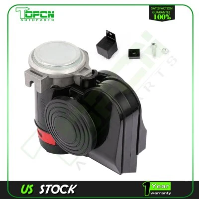 Kit de bocina de aire compacta eléctrica de doble tono para motocicleta coche camión SUV Foto 1 de 4