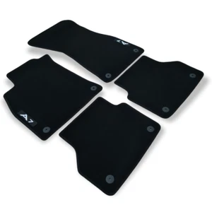 For Audi A7 Carpet Car Floor Mats 2019-2025 OEM Quality Velour Auto Rugs Liners - Picture 1 of 14