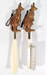 Vintage Kangaroo Shoe Horn & Brush Australian Kitsch - Picture 1 of 11