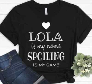 Lustiges Lola Is My Name Lola Shirt Geschenke für Lola Oma beste Geschenkidee für L - Bild 1 von 8