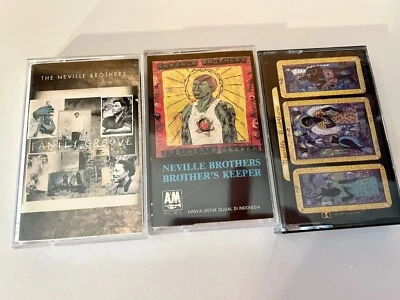 Neville Brothers Cassette Tapes x3 Yellow Moon Brothers Keeper Family Greats - Image 1 of 4