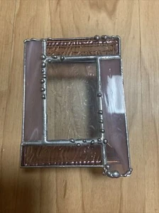 Scatola portagioie rosa Stainglass con slot per foto �� - Foto 1 di 7