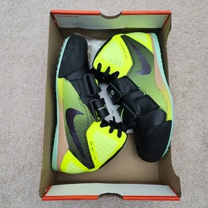 Nike Uomo Taglia 9 Zoom Javelin Elite 3 Nero Volt DV9193 001 - Foto 1 di 9