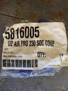 5816005 1/2 inch air pro 230 soc coupling socket fusion harrington - Picture 1 of 2