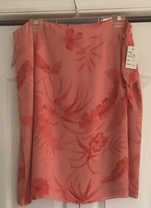 ⭐️ TROPICANA Style Melon Color Nautica Style Mini Skirt Nautica Size 16 ⭐️ - Picture 1 of 2