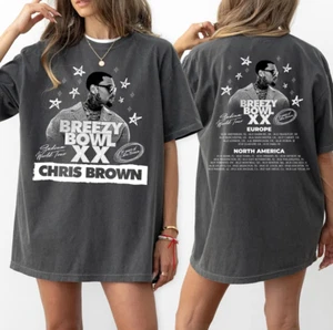 Camiseta 2025 Chris Brown Tour Breezy Bowl XX, camisa concierto Chris Brown 2025 - Imagen 1 de 4