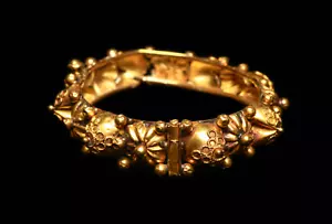 Ancient Byzantine Gold Bracelet Ca. 7th-12th century A.D. Medieval Jewelry - Picture 1 of 8