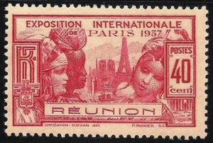Reunion #169 (CD76) VF MVLH - 1937 40c Exposition Building and Women - Picture 1 of 1
