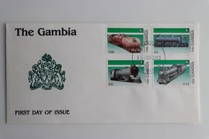 Gambia 1989 14A Garratt US 2-6-0 Sudan Train / Railway etc. FDC FDI Cover - Picture 1 of 2