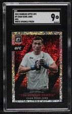 2022 Panini Donruss Optic UFC AKA White Sparkle Prizm Chan Sung Jung #9 SGC 9