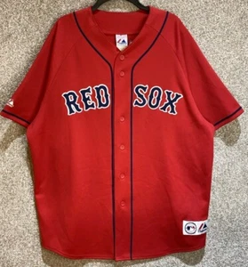 Majestic MLB Mens Boston Red Sox Curt Schilling Alternate Jersey Size 2XL - Picture 1 of 12