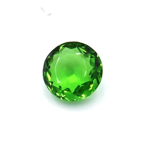 Beautiful Peridot Green Color 65 Ct Natural Certified Loose Gemstone Round Cut - Picture 1 of 7