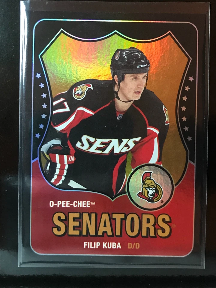 2010-11 OPC O-Pee-Chee Retro BLACK Rainbow #436 Filip Kuba /100 - Senators - Image 1 of 1