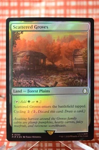 Magic The Gathering Foil Scattered Groves Universes Beyond: Fallout 0286 - Imagen 1 de 3