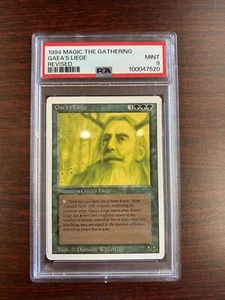 1994 Magic The Gathering GAEAS LIEGE Revised PSA 9 - Picture 1 of 4