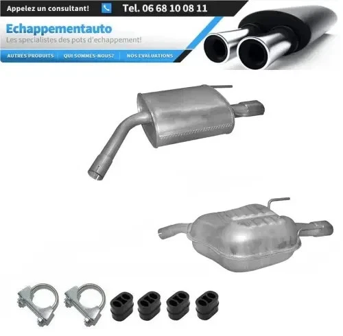 Opel Vectra C 2.0/2.2/3.2 (16V/V6) Scarico Con Silenziatore - Immagine 1 di 1