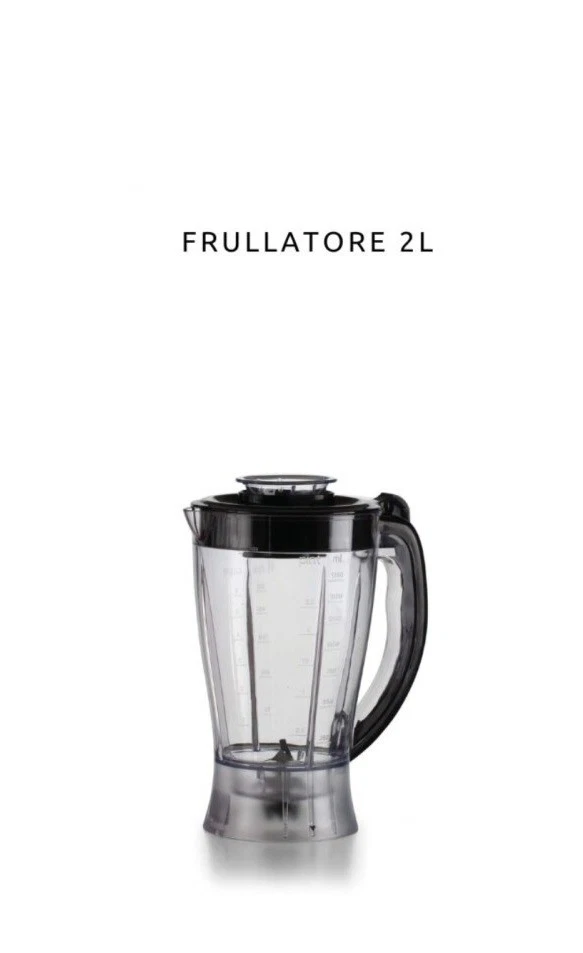 ARIETE BICCHIERE FRULLATORE  COMPLETO LAMA + TAPPO ROBOT CUCINA 1782 1782/2 - Immagine 1 di 1